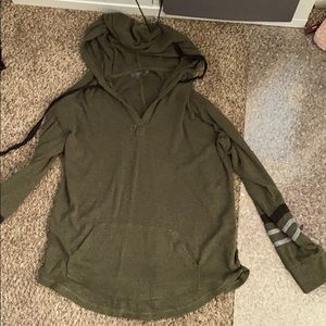 Lightweight olive hoodie by G Hawthorne